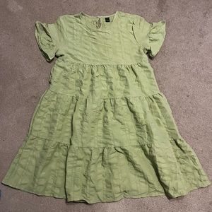 SHEIN - Green Baby Doll Dress - M